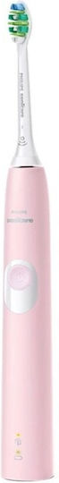 Philips Sonicare ProtectiveClean 4300 Elektrische Zahnbürste mit Drucksensor und Reisetasche Schwarz
