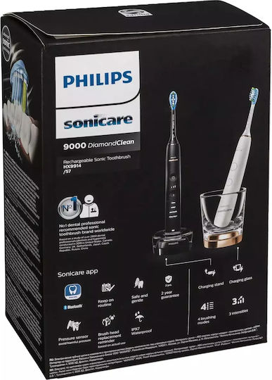 Philips Sonicare DiamondClean 9000 Electric Toothbrush with Timer and Pressure Sensor
