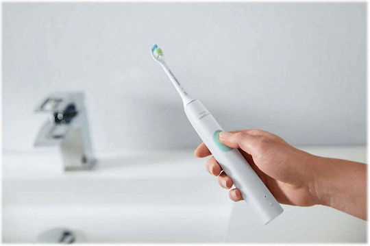 Philips Sonicare Protective Clean 4300 Електрическа Четка за Зъби с Таймер Бял