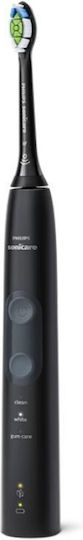 Philips Sonicare ProtectiveClean 5100 Electric Toothbrush with Timer, Pressure Sensor and Travel Case Black Grey