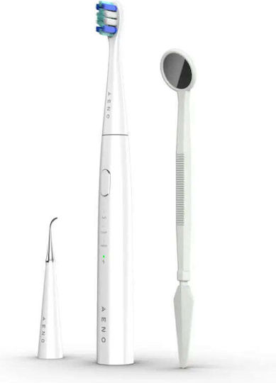 AENO Electric Toothbrush with Pressure Sensor White