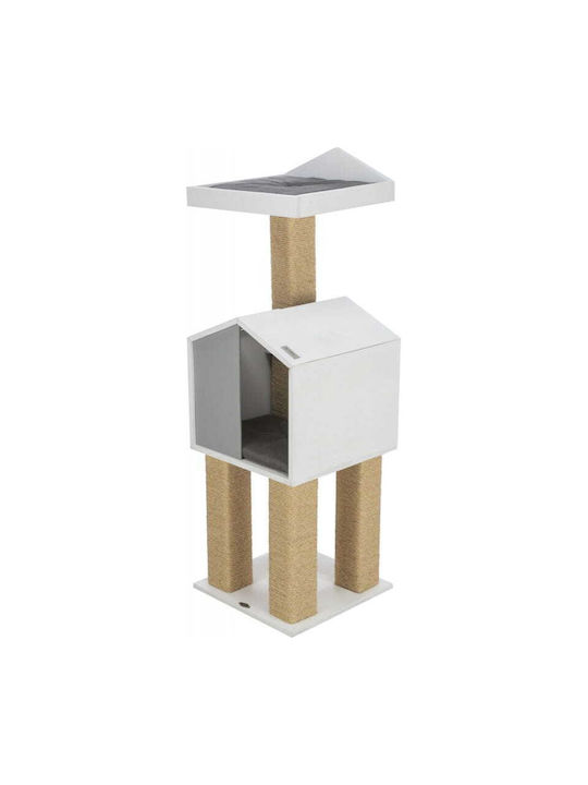 Be Nordic Jonte Trixie Stâlp de Scratching pentru Pisici 115 Cm Alb Gri