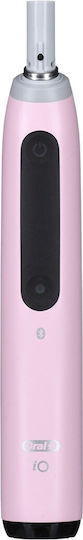 Oral-B iO Series 5N Elektrische Zahnbürste mit Drucksensor und Reisetasche Rosa