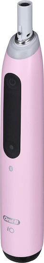 Oral-B iO Series 5N Elektrische Zahnbürste mit Drucksensor und Reisetasche Rosa