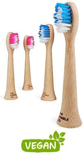 The Humble Co. Electric Toothbrush Bamboo Heads Electric Toothbrush Replacement Heads 4pcs