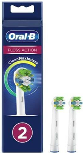 Oral-B Floss Action CleanMaximiser Electric Toothbrush Replacement Heads 115560 2pcs
