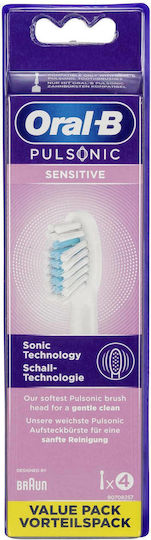 Oral-B Pulsonic Sensitive Electric Toothbrush Replacement Heads 4pcs