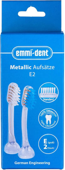Emmi-Dent E2 Electric Toothbrush Replacement Heads 2pcs
