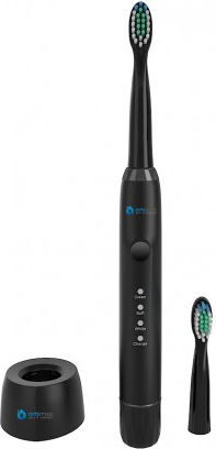 Oromed Basic Elektrische Zahnbürstenköpfe für elektrische Zahnbürste Black 2Stück