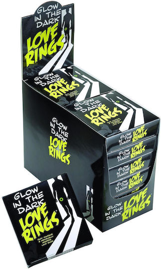 Spencer & Fleetwood Ltd Glow in the Dark Love Rings Green 3pcs