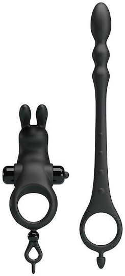 Pretty Love Vibration Penis Sleeve v with Anal Stimulation