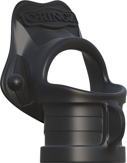 Pipedream Fantasy C-Ringz Rock Hard Ring & Ball-Stretcher 4cm Black
