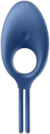 Satisfyer Swordsman Vibrating Cock Ring Cock Silicon Blue