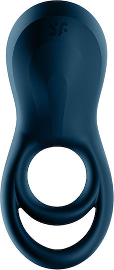 Satisfyer Epic Duo Δονούμενο Δαχτυλίδι Πέους Σιλικόνης Blue