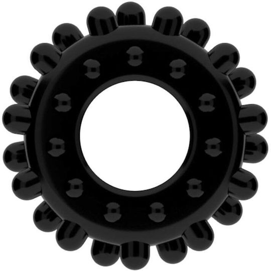 Lovetoy Power Plus Cock Ring Schwanz Schwarz