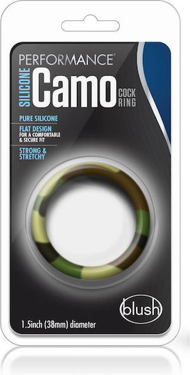 Blush Performance Silicone Camo Cock Ring 3.8cm Green Camouflage