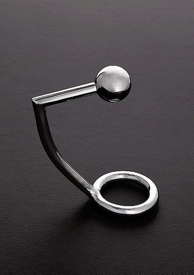 Shots Steel Intruder Metal Butt Plug With C-Ring