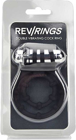 Loving Joy Vibrating Cock Ring Cock Negru