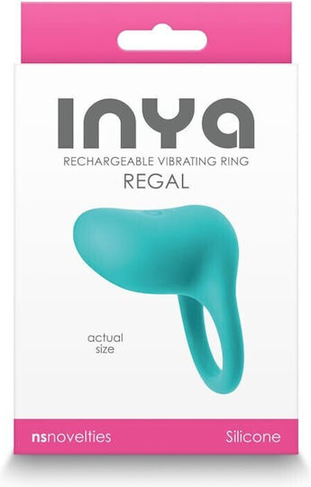 Ns Novelties Inya Regal Vibrating Cock Ring Cock Teal