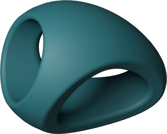 Rimba Love To Love Flux Ring Silicone Cockring Teal Me