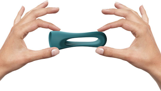 Rimba Love To Love Flux Ring Silicone Cockring Teal Me