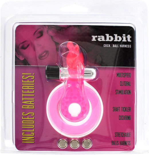 Seven Creations Rabbit Cock & Ball Harness Pink