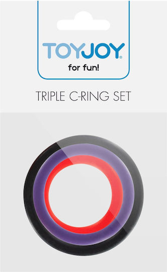 ToyJoy Triple Rings Multicolor