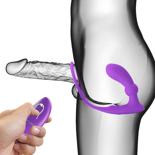 Pretty Love Warren Violet Anal Ring & Vibrator