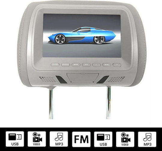 Monitor 7" for Car Headrest with /B/l/u/e/t/o/o/t/h/ /U/S/B/ / / / / / / 2809203305978