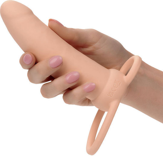 Calexotics Δονούμενο Δαχτυλίδι Πέους Σιλικόνης Flesh