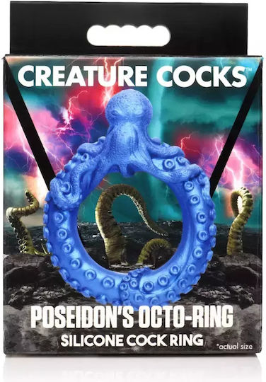 Creature Cocks Δαχτυλίδι Πέους Μπλε