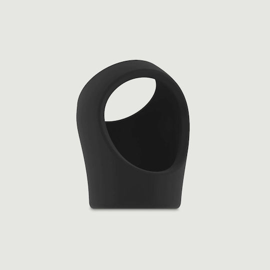Shots Sono No.45 Cockring Ball Strap Δαχτυλίδι Όρχεων Μαύρο SON045BLK
