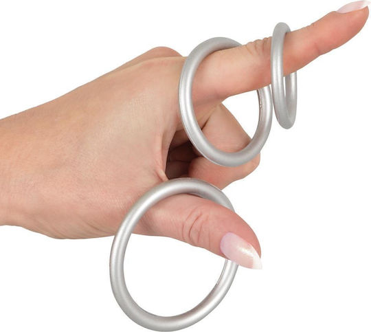 You2Toys Set Rings Cock Silicone Silver 3pcs 05372170000