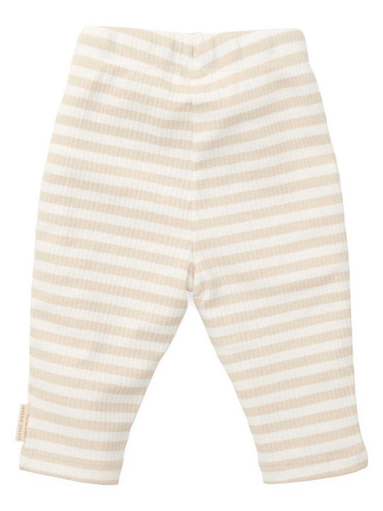 Little Dutch Kids' Pants Sand/White