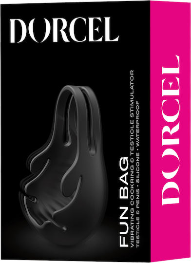 Dorcel Fun Bag Testicle Vibrator Vibrant Inel Testicul Black 6072479