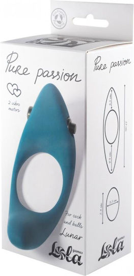 Lola Games Vibrating Ring Cock Silicone Green 1305-03LOLA
