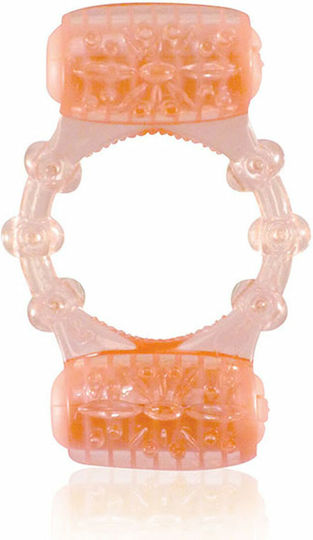 Screaming O Two-o Vibrant Inel Cock Silicon Roșu TS017A