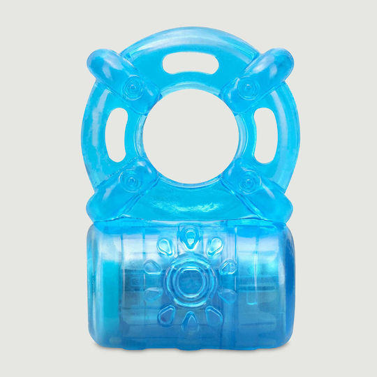 Blush Stay Hard 5 Function Cock Ring Blue