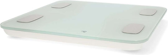 Nedis Smart Badezimmerwaage mit Bluetooth in Weiß Farbe BTHPS11WT