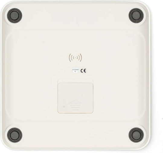 Nedis Smart Badezimmerwaage mit Bluetooth in Weiß Farbe BTHPS11WT