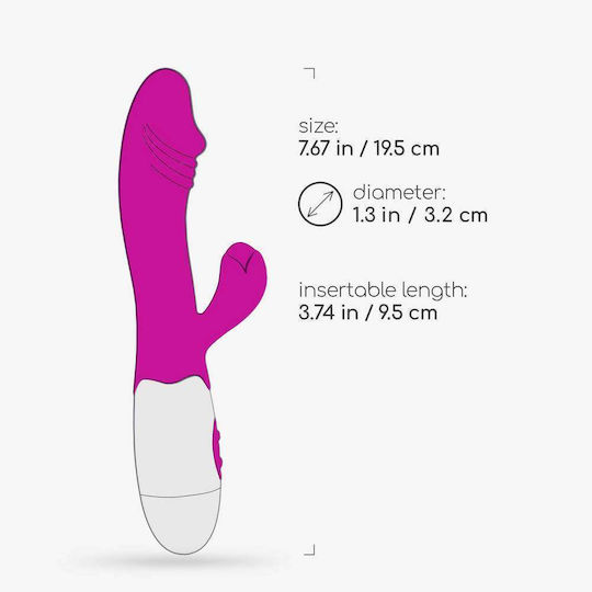 Crushious Rabbit Vibrator Purple