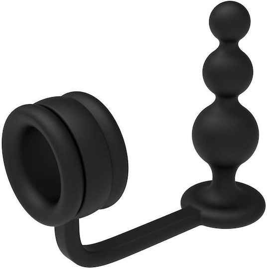 Dream Toys Πρωκτική Σφήνα Μαύρη