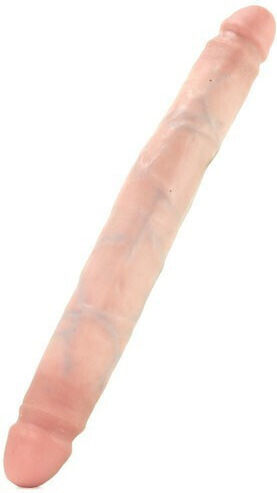 King Cock Slim Double Διπλό Dildo Light 30cm