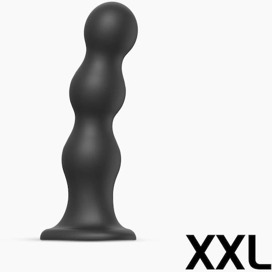 Strap On Me Dildo Ρεαλιστικό Dildo με Βεντούζα Μαύρο