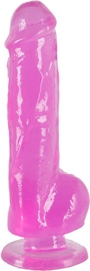 You2Toys Jerry Giant Realistisches Dildo mit Hoden und Saugnapf Lila 22cm