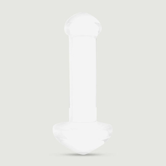 Shots Chrystalino Massage Glasdildo White 12cm