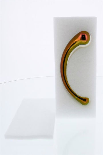Dream Toys Glamour Glass Curved Wand Γυάλινο Dildo 17cm