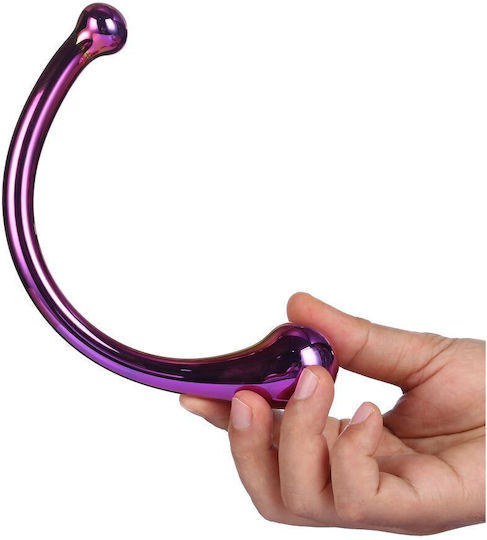 Dream Toys Glamour Glass Curved Wand Γυάλινο Dildo 17cm