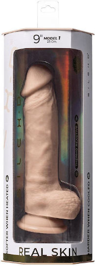 SilexD Dildo realist cu Scrotum Flesh 23cm