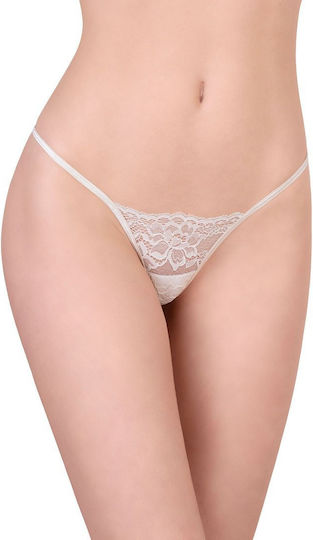 Milena by Paris Γυναικείο Sexy Slip Λευκό